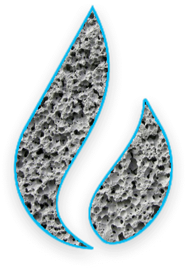 logo Água Limpa is an innovative concrete sink designed to filter and cleanse water. The product is composed of a unique concrete polymer that allows water to be purified, recycled, and then used for a variety of purposes